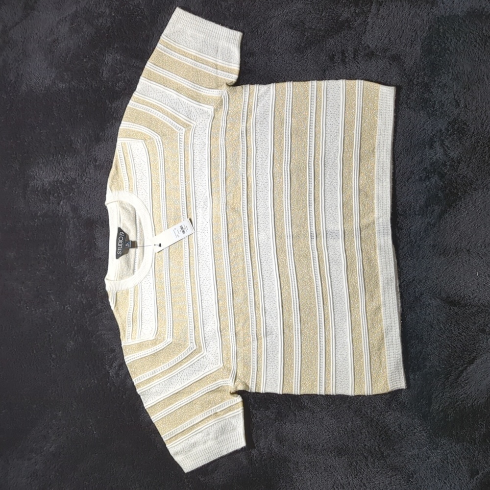 Francesca's Studio 19 Short Sleeve Sweater